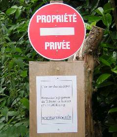neues Schild
